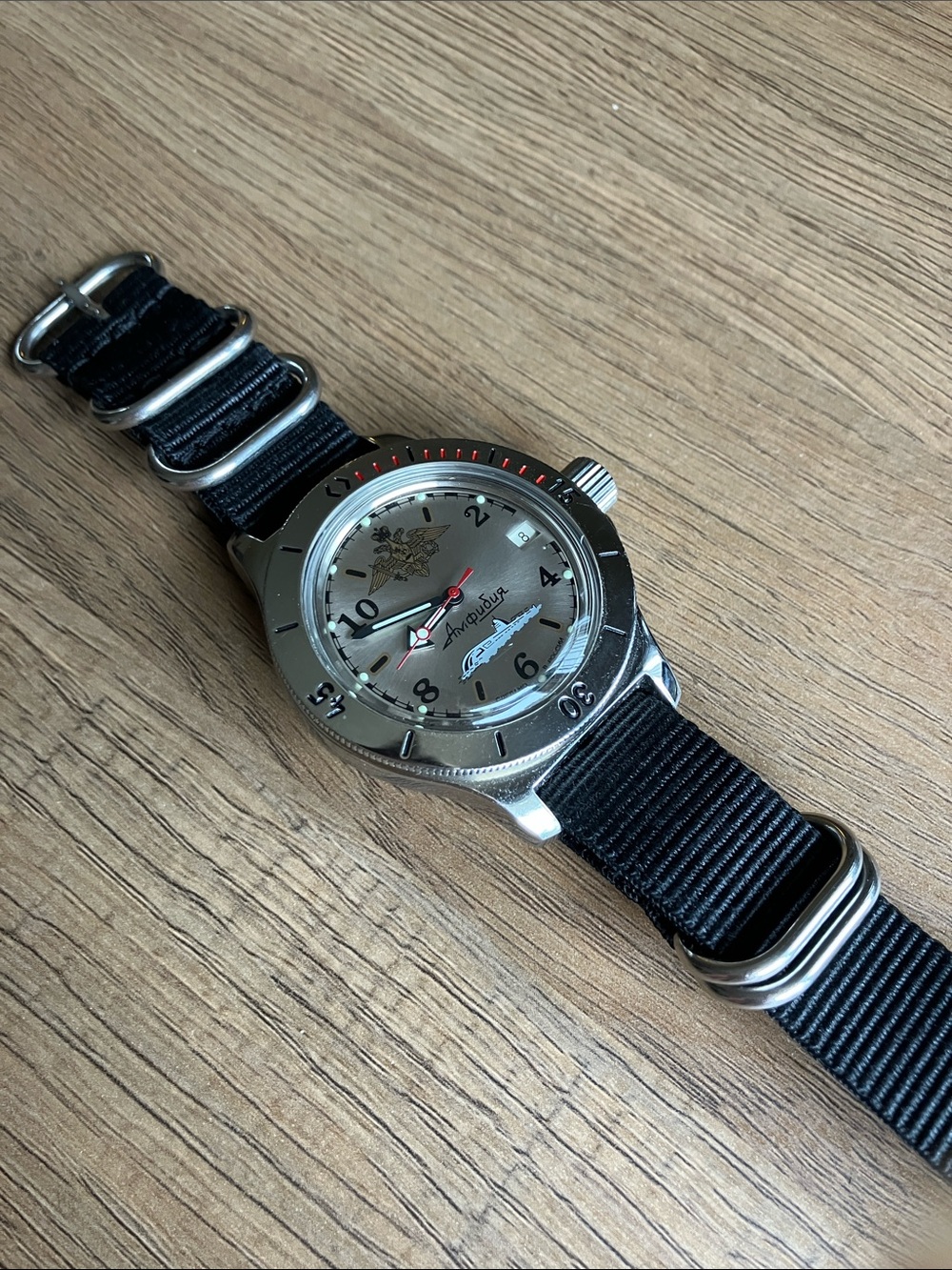 Vostok Amphibian 120 Automatic Self-Winding Russian Military